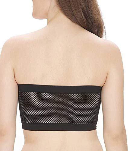 Women's Seamless Strapless Bandeau Bra | Non-Padded Tube Bra for Everyday Comfort – Pack of 1