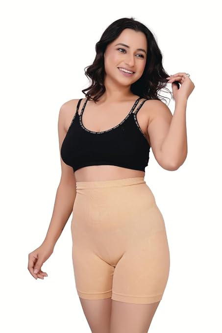 High Waist Tummy Control Shapewear Shorts | Body Shaper for Women | Tummy Tucker| Seamless Body Shaper | Shorts Under Dress | Comfortable | Breathable
