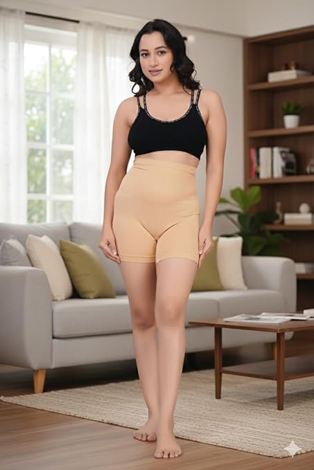High Waist Tummy Control Shapewear Shorts | Body Shaper for Women | Tummy Tucker| Seamless Body Shaper | Shorts Under Dress | Comfortable | Breathable