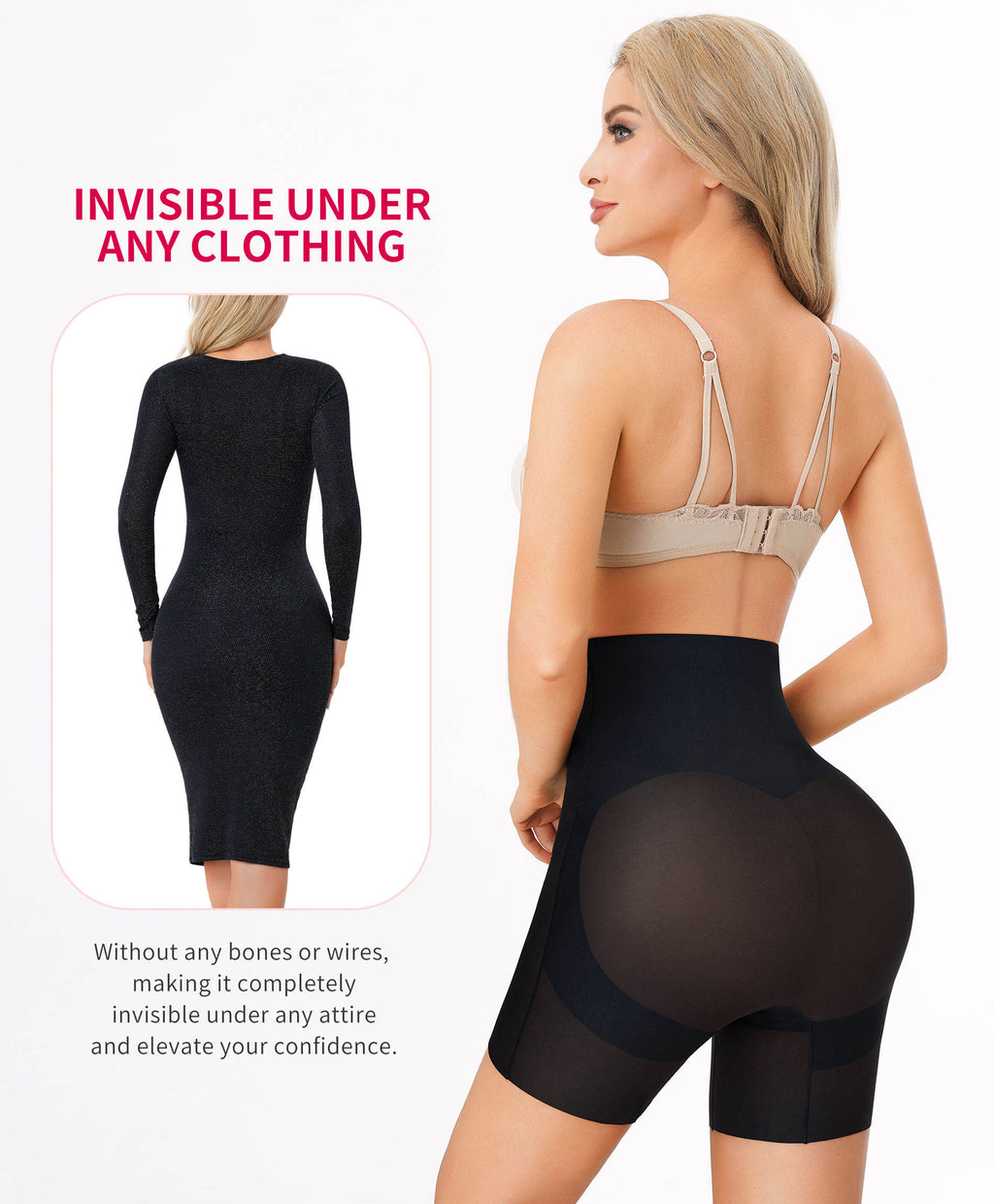 High Waist Tummy Control Shapewear For Women
