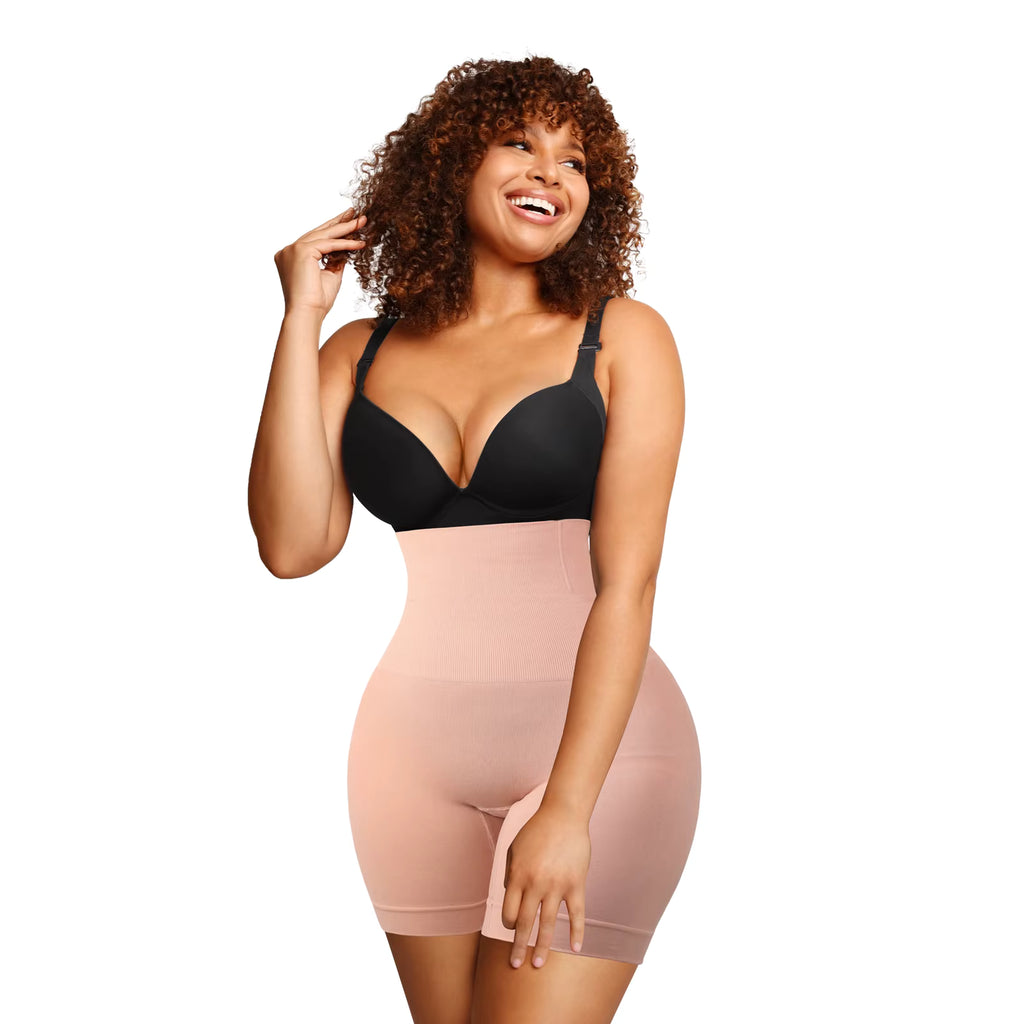 High Waist Tummy Control Shapewear Shorts | Tummy Tucker| Seamless Body Shaper | Shorts Under Dress