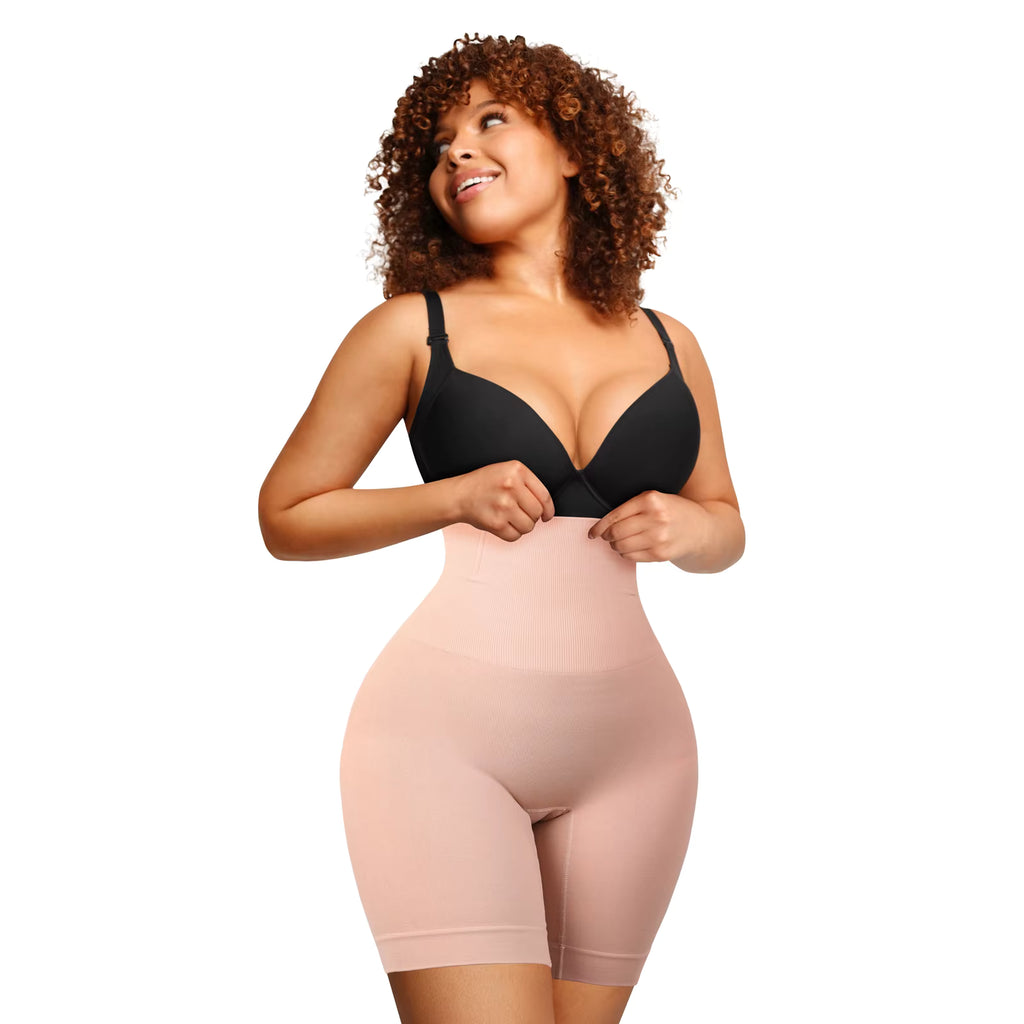 High Waist Tummy Control Shapewear Shorts | Tummy Tucker| Seamless Body Shaper | Shorts Under Dress