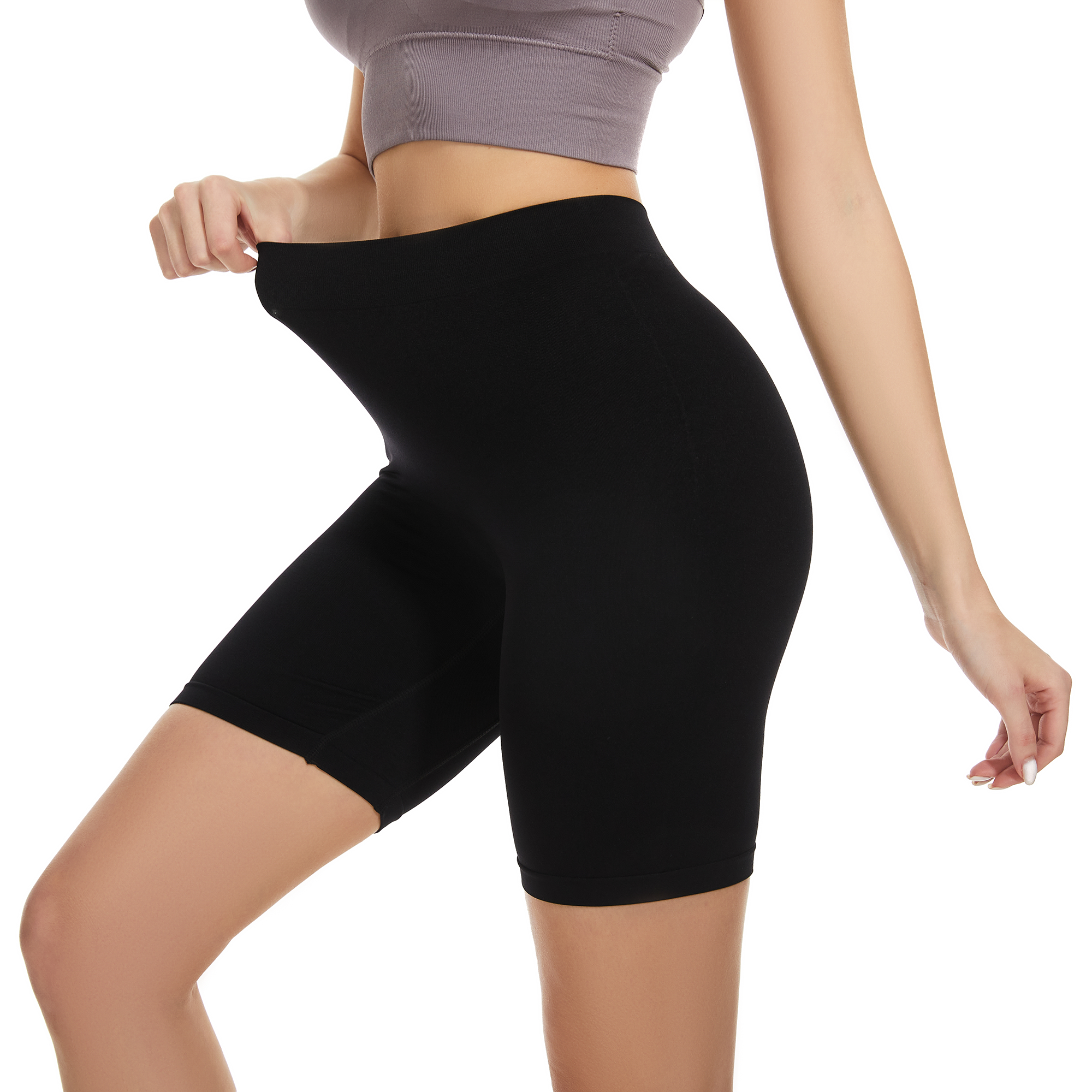 Women’s All Day Cycling Shorts | Ultra-Soft, 4-Way Stretch, High-Rise Seamless Fit
