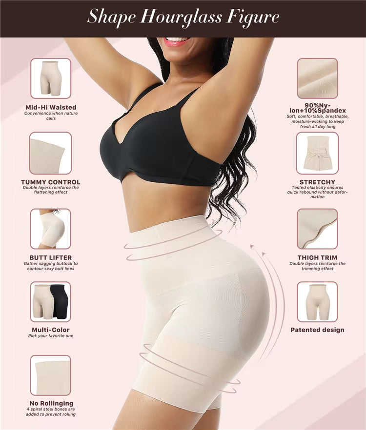 Tummy Tucker, Body Shaper, Seamless Shapewear for Bodycon Dresses, Belly Fat Control, High Waist & Full Body Shaper, Tummy Control Slimming Body Shapewear for Belly, Perfect for Dresses, Saree