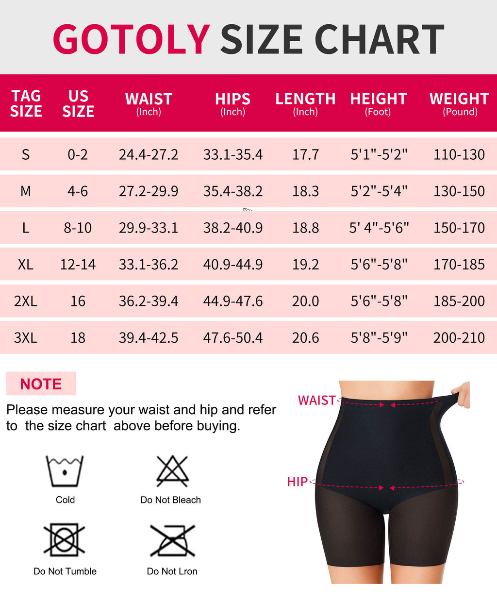 High Waist Tummy Control Shapewear For Women