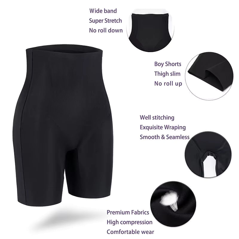 Shapewear Shorts Tummy Control Shapewear Invisible Shaping Shorts High Waisted Body Shaper