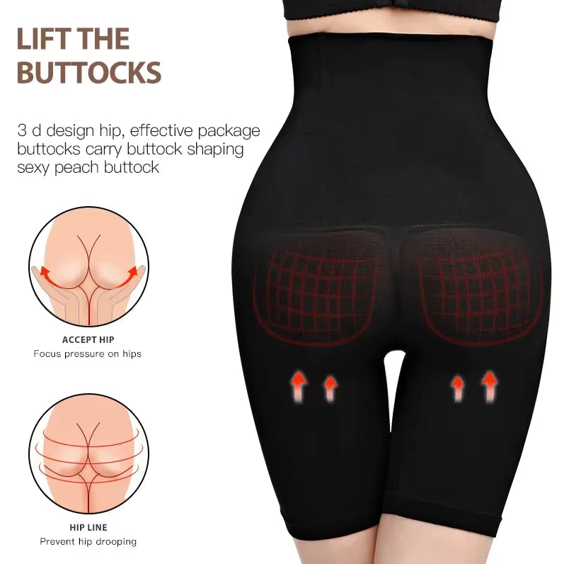 Shapewear Shorts Tummy Control Shapewear Invisible Shaping Shorts High Waisted Body Shaper
