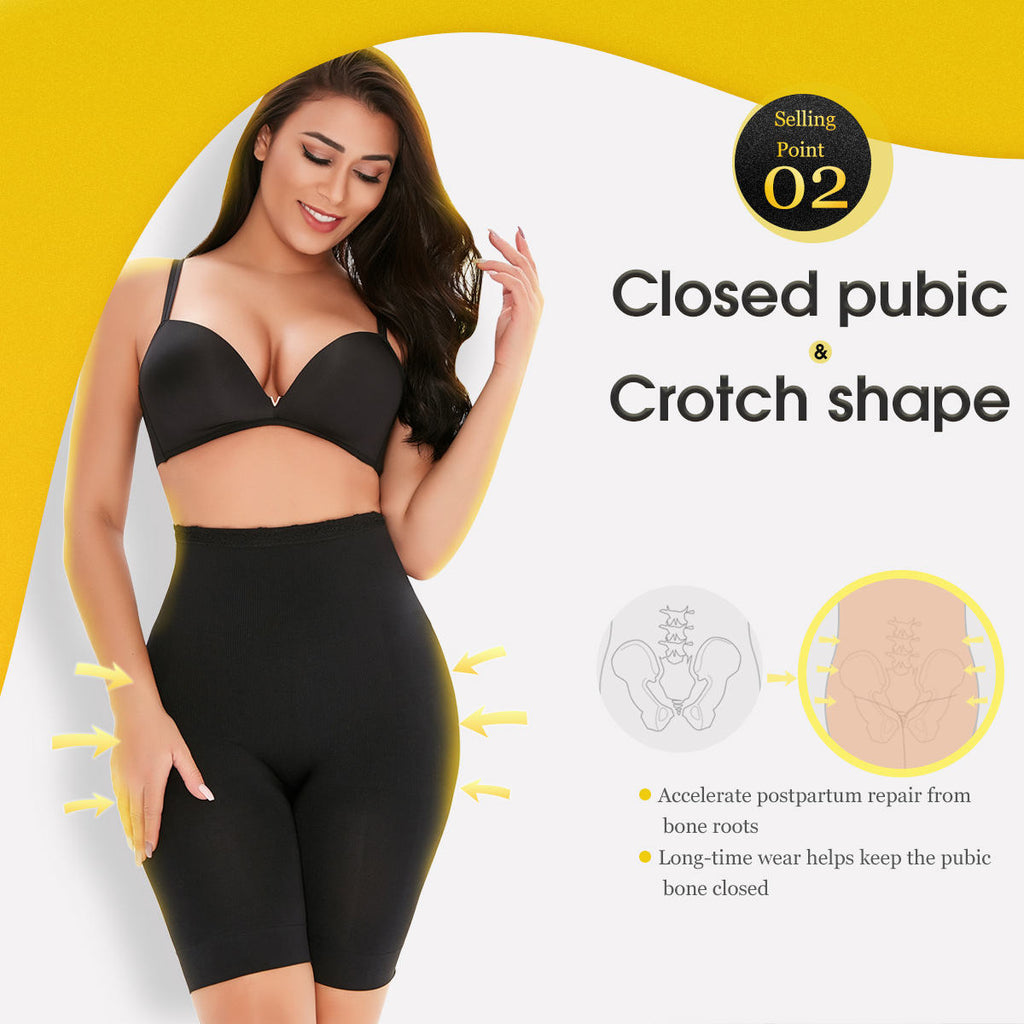 Women Cotton Blended Slim & Trim High Waist Tummy Tucker, Hip and Thigh Shapewear