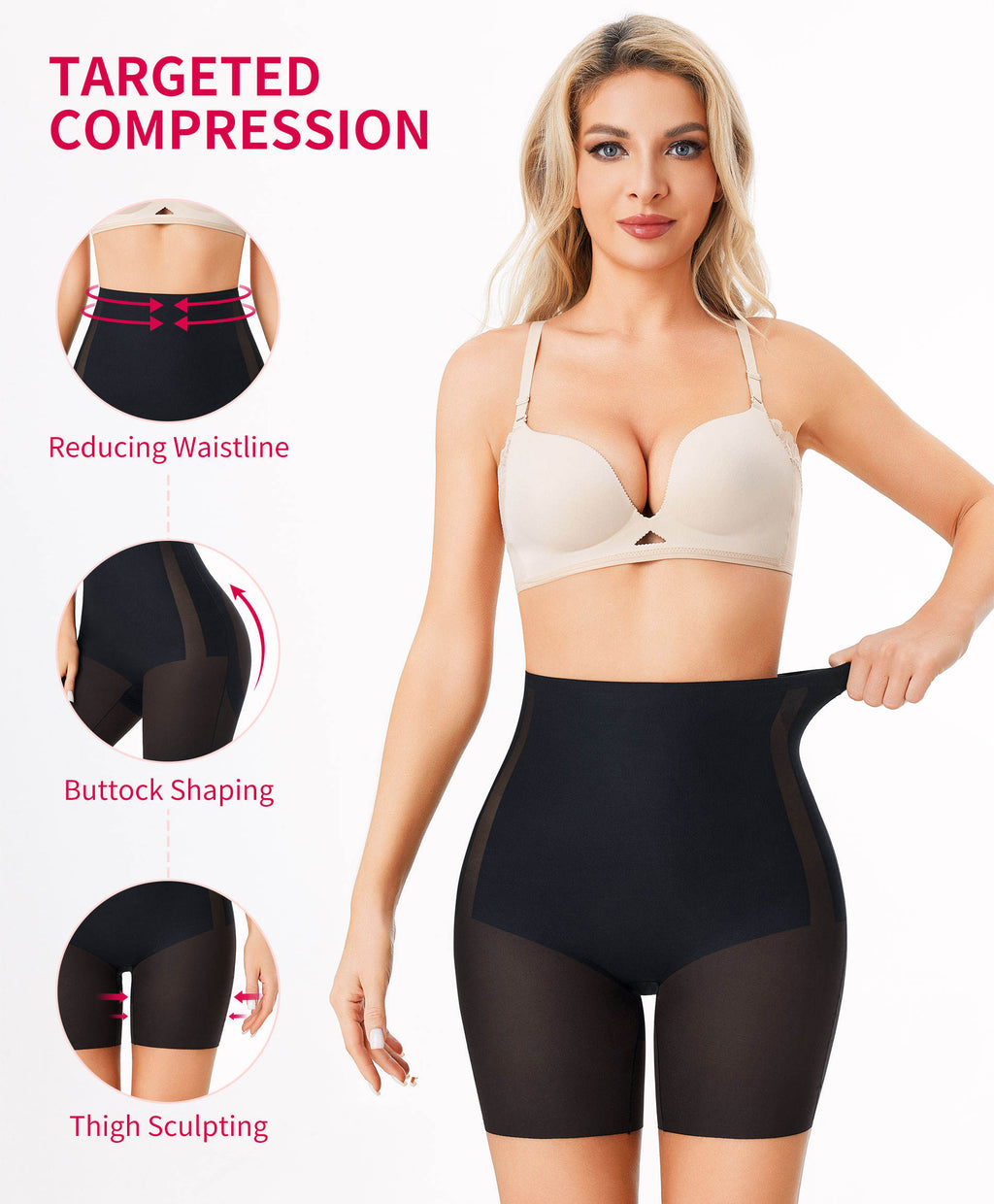 High Waist Tummy Control Shapewear For Women