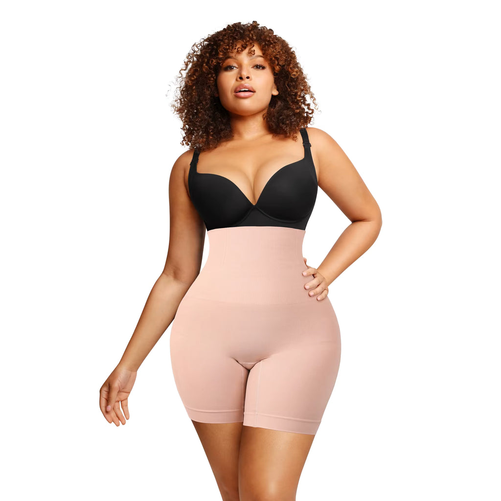 High Waist Tummy Control Shapewear Shorts | Tummy Tucker| Seamless Body Shaper | Shorts Under Dress
