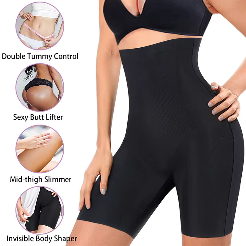 Shapewear Shorts Tummy Control Shapewear Invisible Shaping Shorts High Waisted Body Shaper